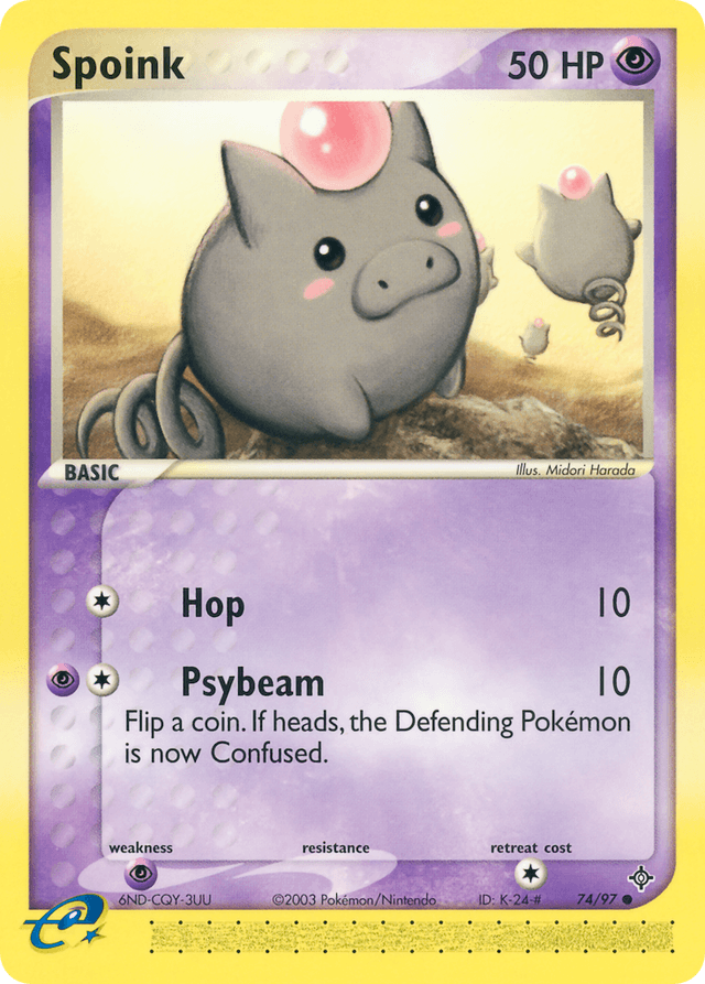 Spoink — Dragon #74