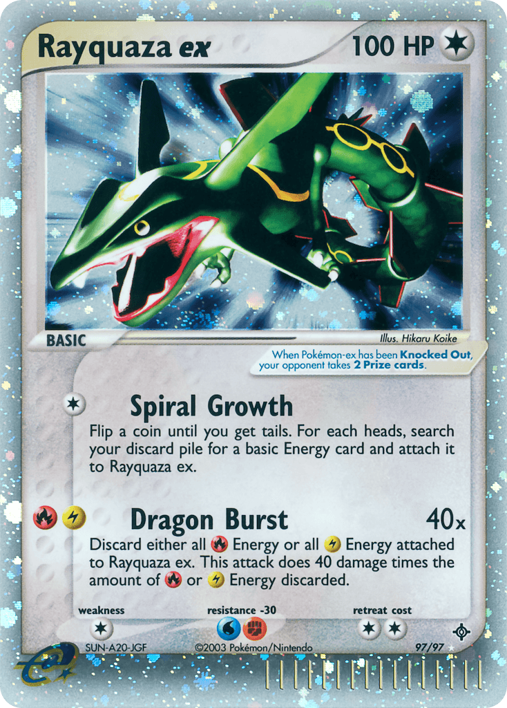 Rayquaza ex — Dragon #97