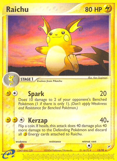 Raichu — Team Magma vs Team Aqua #13