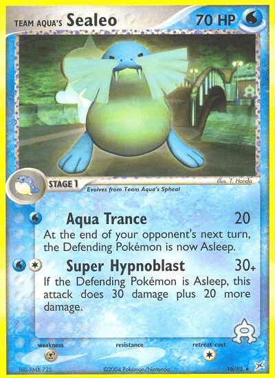 Team Aqua's Sealeo — Team Magma vs Team Aqua #16