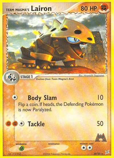 Team Magma's Lairon — Team Magma vs Team Aqua #20