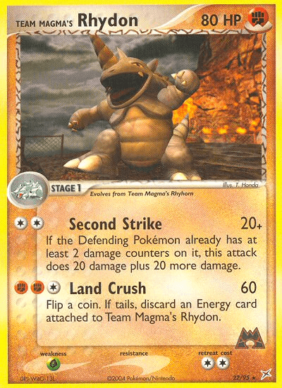 Team Magma's Rhydon — Team Magma vs Team Aqua #22