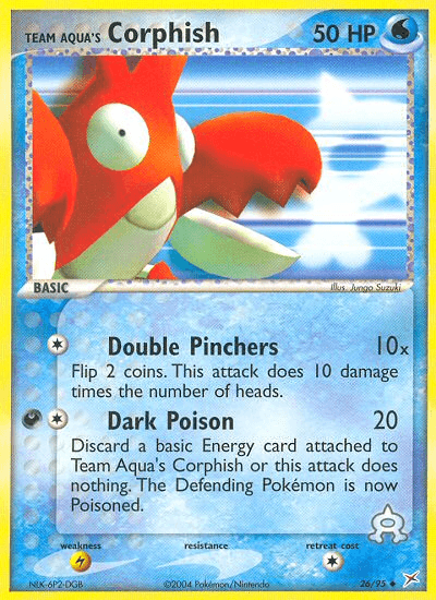 Team Aqua's Corphish — Team Magma vs Team Aqua #26