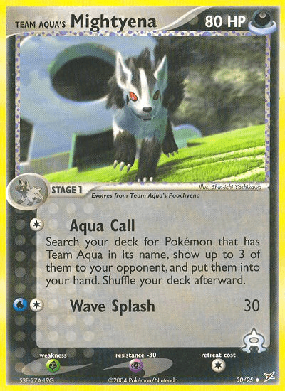 Team Aqua's Mightyena — Team Magma vs Team Aqua #30