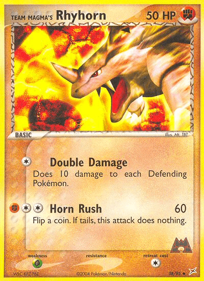 Team Magma's Rhyhorn — Team Magma vs Team Aqua #38