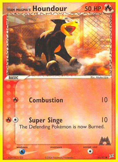 Team Magma's Houndour — Team Magma vs Team Aqua #62