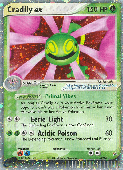 Cradily ex — Team Magma vs Team Aqua #90
