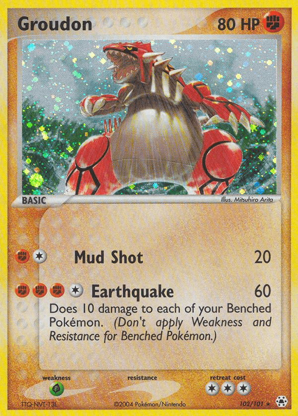 Groudon — Hidden Legends #102