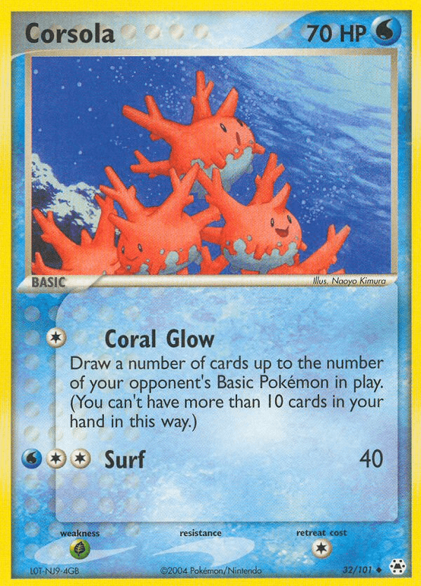 Corsola — Hidden Legends #32