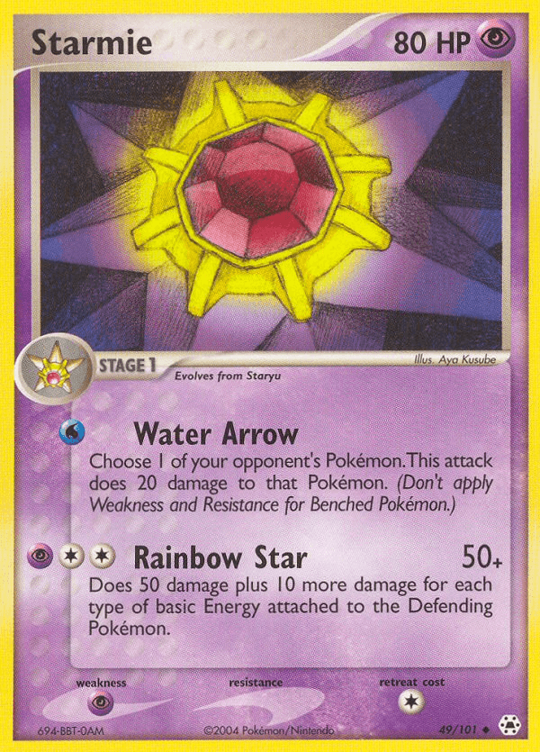 Starmie — Hidden Legends #49