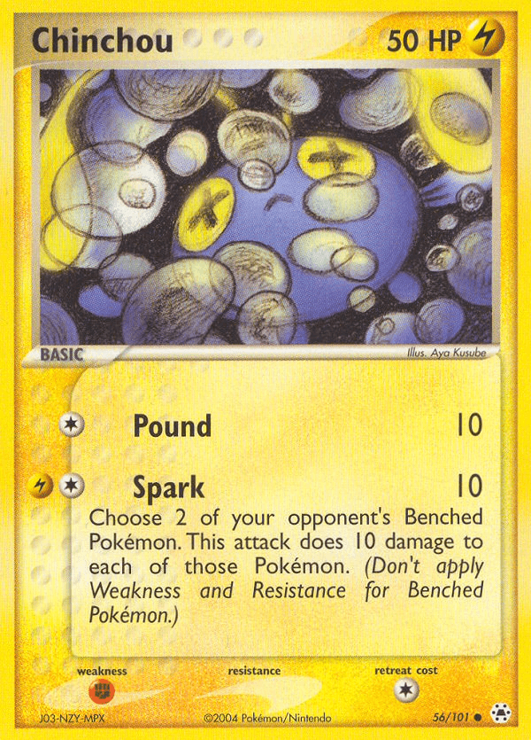Chinchou — Hidden Legends #56