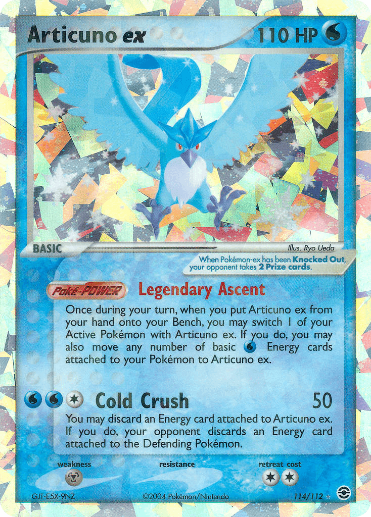 Articuno ex — FireRed & LeafGreen #114