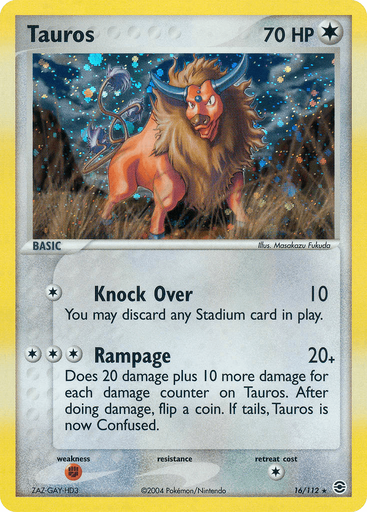 Tauros — FireRed & LeafGreen #16
