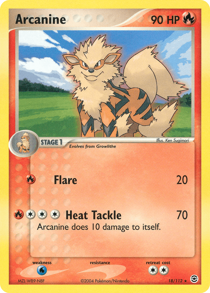 Arcanine — FireRed & LeafGreen #18