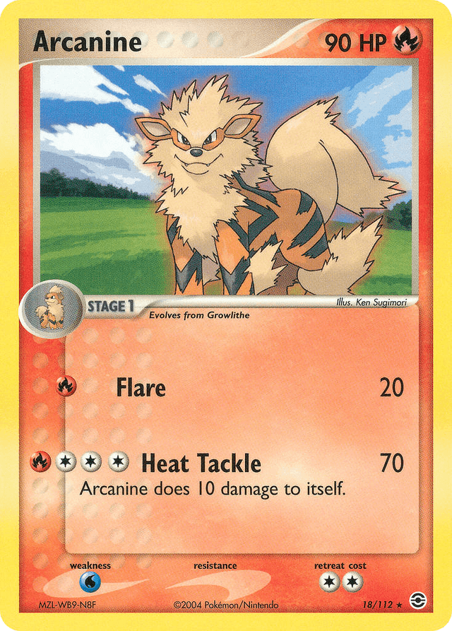 Arcanine — FireRed & LeafGreen #18