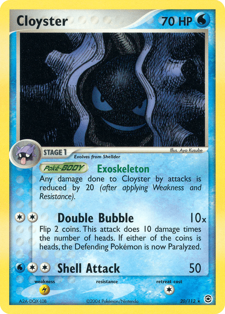 Cloyster — FireRed & LeafGreen #20
