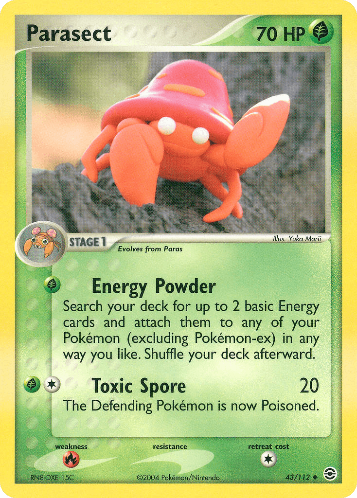 Parasect — FireRed & LeafGreen #43