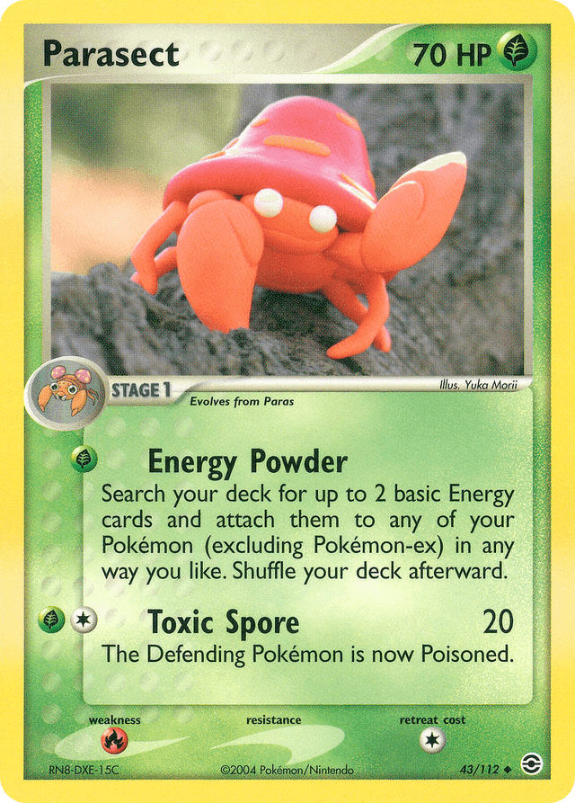 Parasect — FireRed & LeafGreen #43