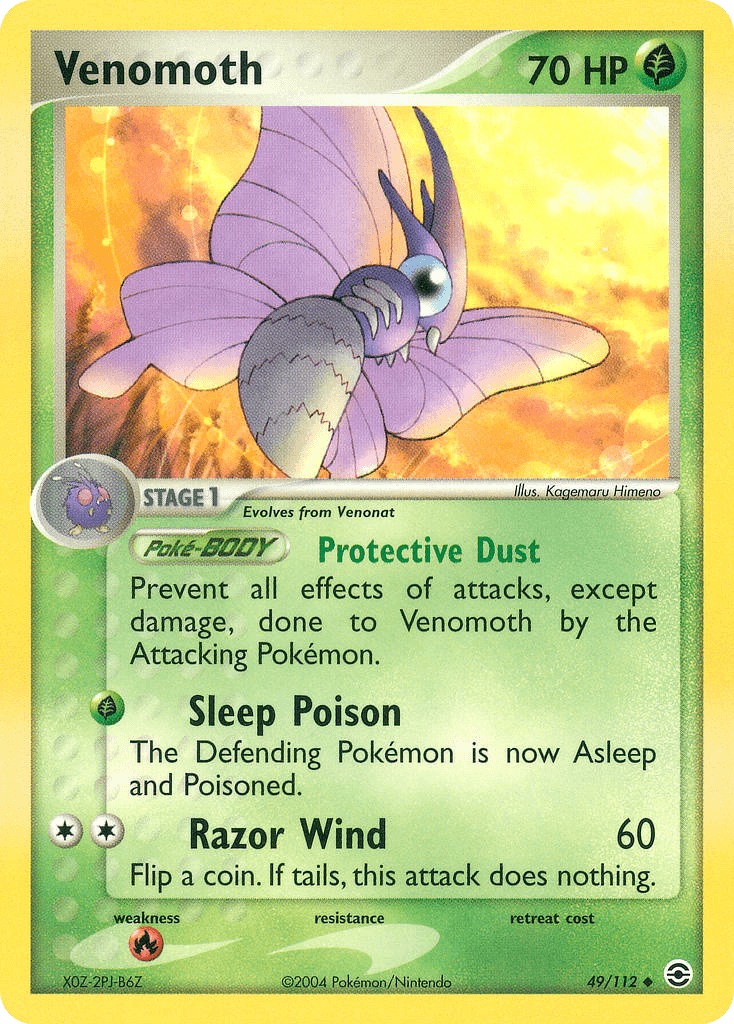 Venomoth — FireRed & LeafGreen #49