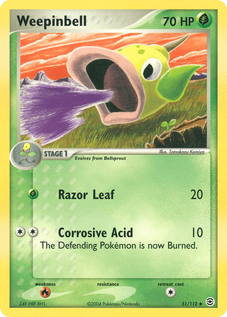 Weepinbell — FireRed & LeafGreen #51