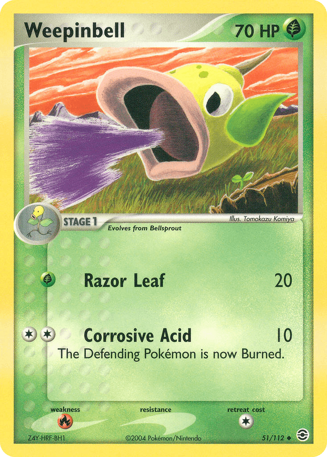 Weepinbell — FireRed & LeafGreen #51