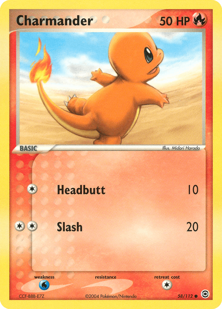Charmander — FireRed & LeafGreen #58