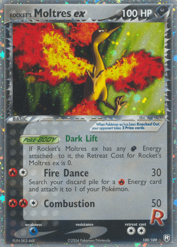 Rocket's Moltres ex — Team Rocket Returns #100