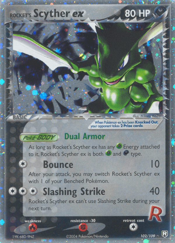 Rocket's Scyther ex — Team Rocket Returns #102