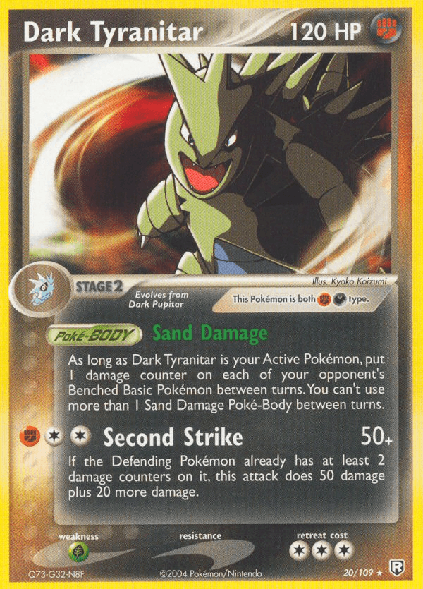 Dark Tyranitar — Team Rocket Returns #20