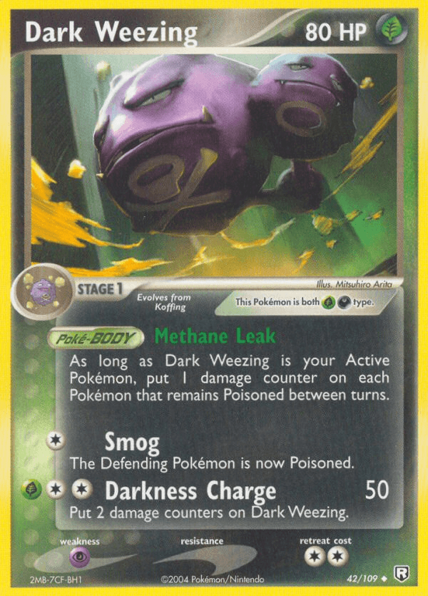Dark Weezing — Team Rocket Returns #42