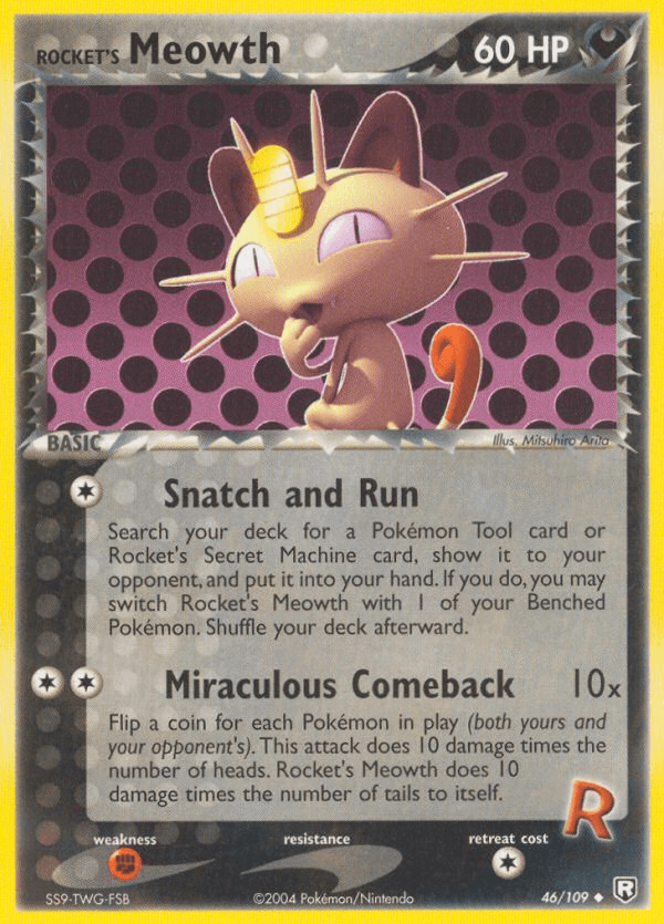 Rocket's Meowth — Team Rocket Returns #46
