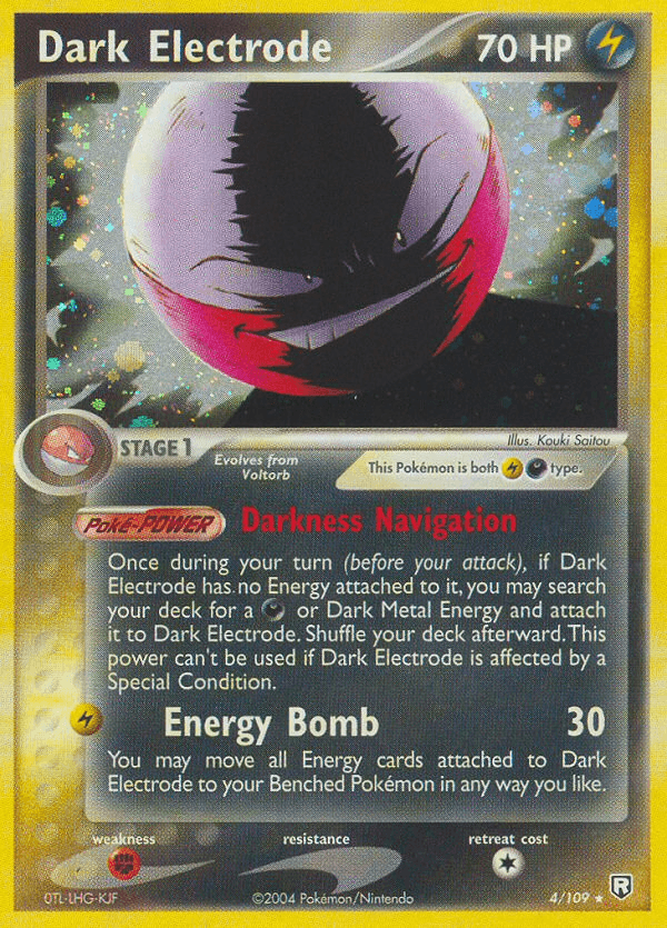 Dark Electrode — Team Rocket Returns #4
