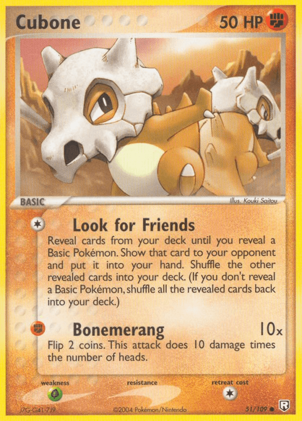 Cubone — Team Rocket Returns #51