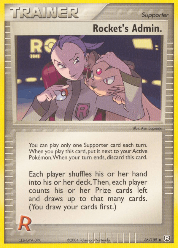 Rocket's Admin. — Team Rocket Returns #86