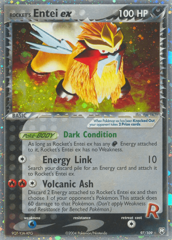 Rocket's Entei ex — Team Rocket Returns #97