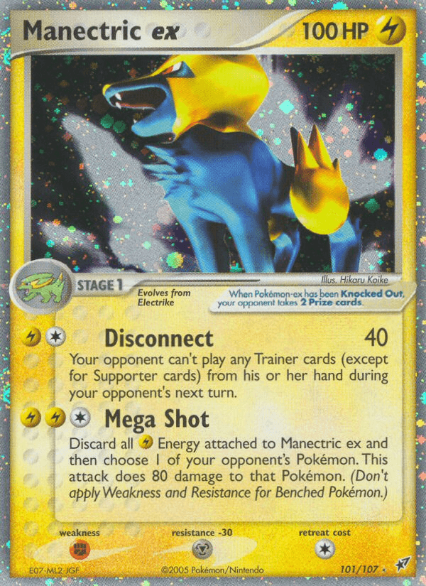 Manectric ex — Deoxys #101