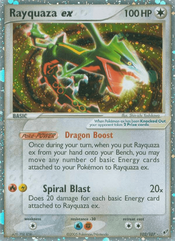 Rayquaza ex — Deoxys #102