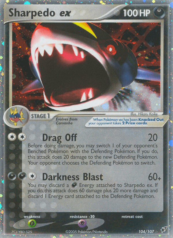 Sharpedo ex — Deoxys #104