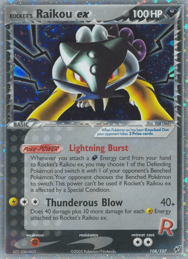 Rocket's Raikou ex — Deoxys #108