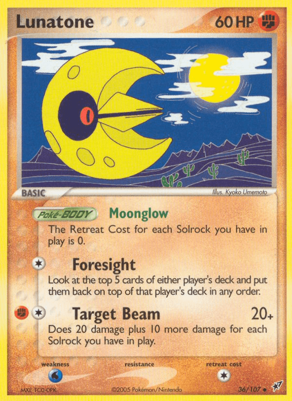 Lunatone — Deoxys #36