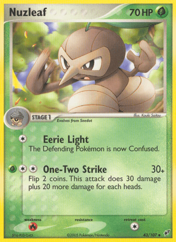 Nuzleaf — Deoxys #43