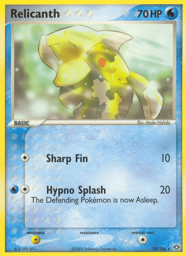 Relicanth — Emerald #18