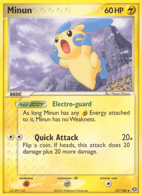 Minun — Emerald #37