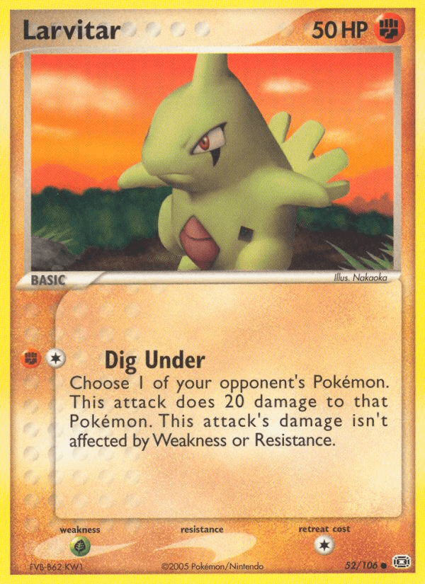 Larvitar — Emerald #52
