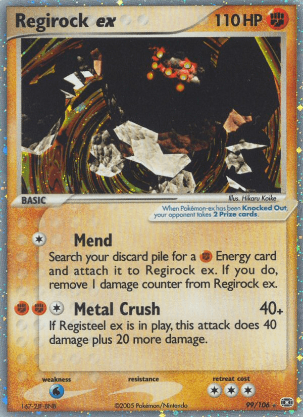 Regirock ex — Emerald #99