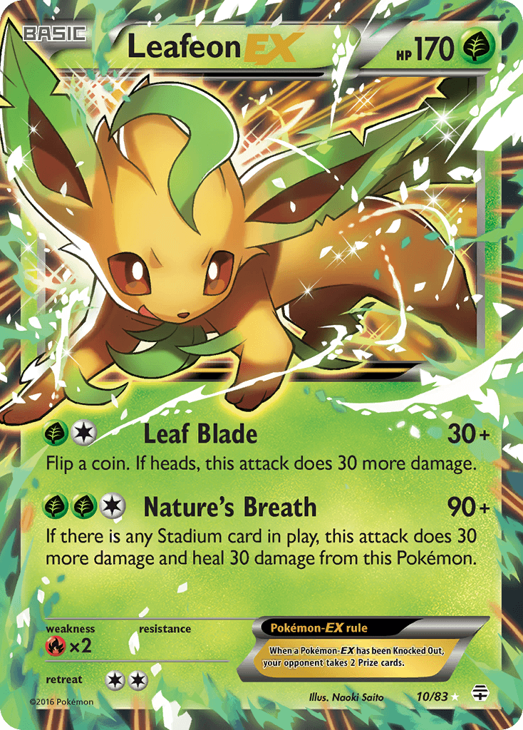 Leafeon-EX — Generations #10