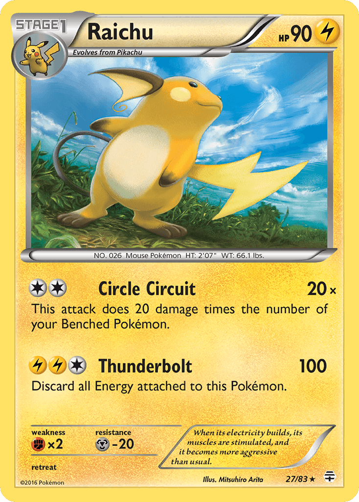 Raichu — Generations #27