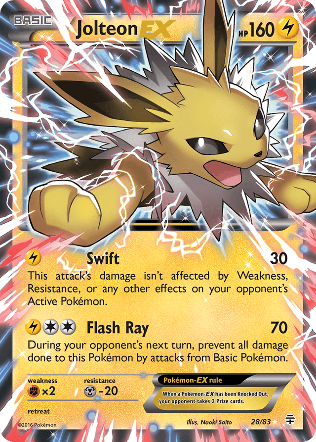 Jolteon-EX — Generations #28