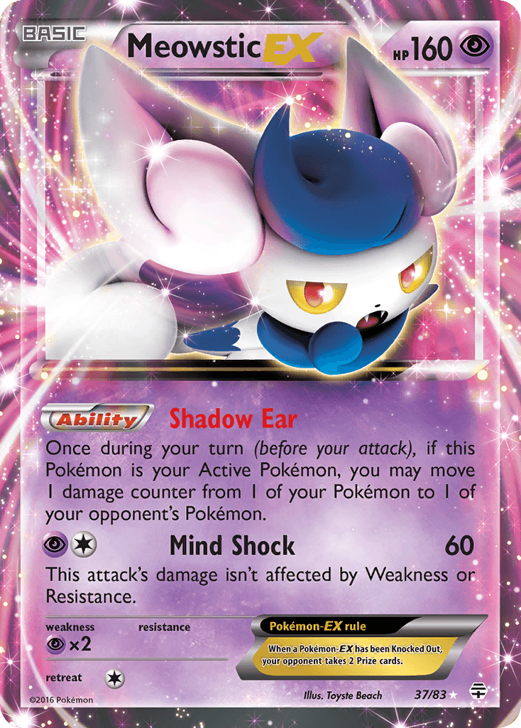 Meowstic-EX — Generations #37