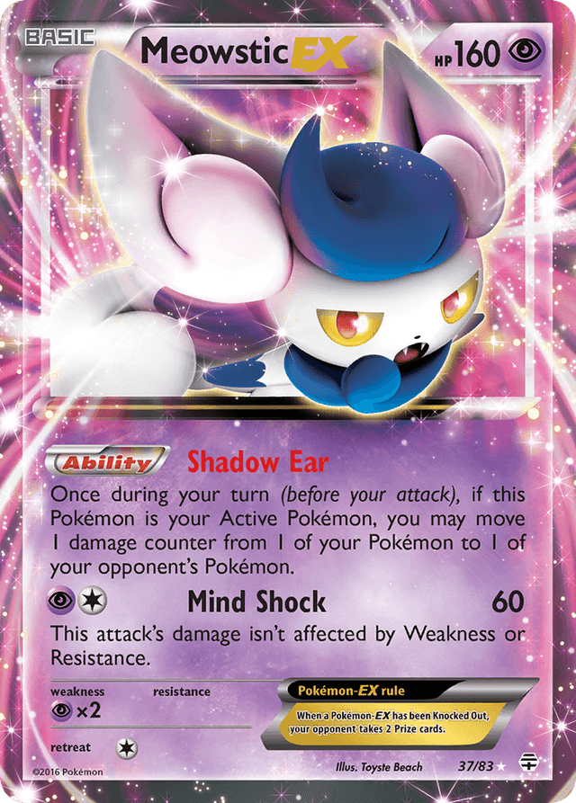 Meowstic-EX — Generations #37
